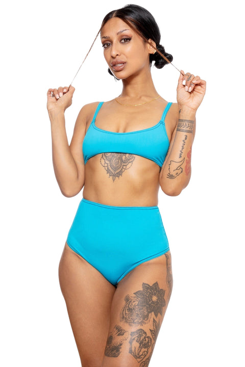 MONDELLO crop bikini top